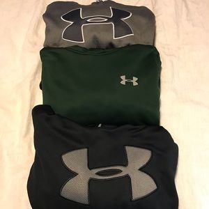 Set of Three Mens Under Armour Loose Hoodies
